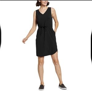 Eddie Bauer Black Athletic Dress with Pockets size Women’s XS
